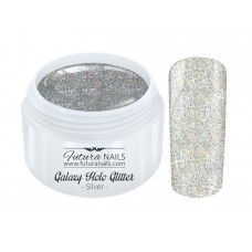 Galaxy Holo Glitter Gel Silver